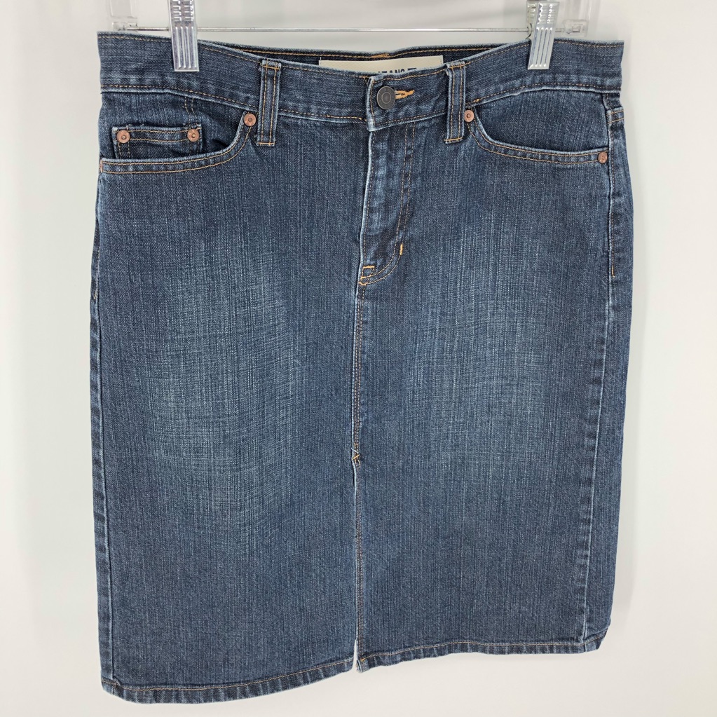 Gap Jeans Pencil Skirt